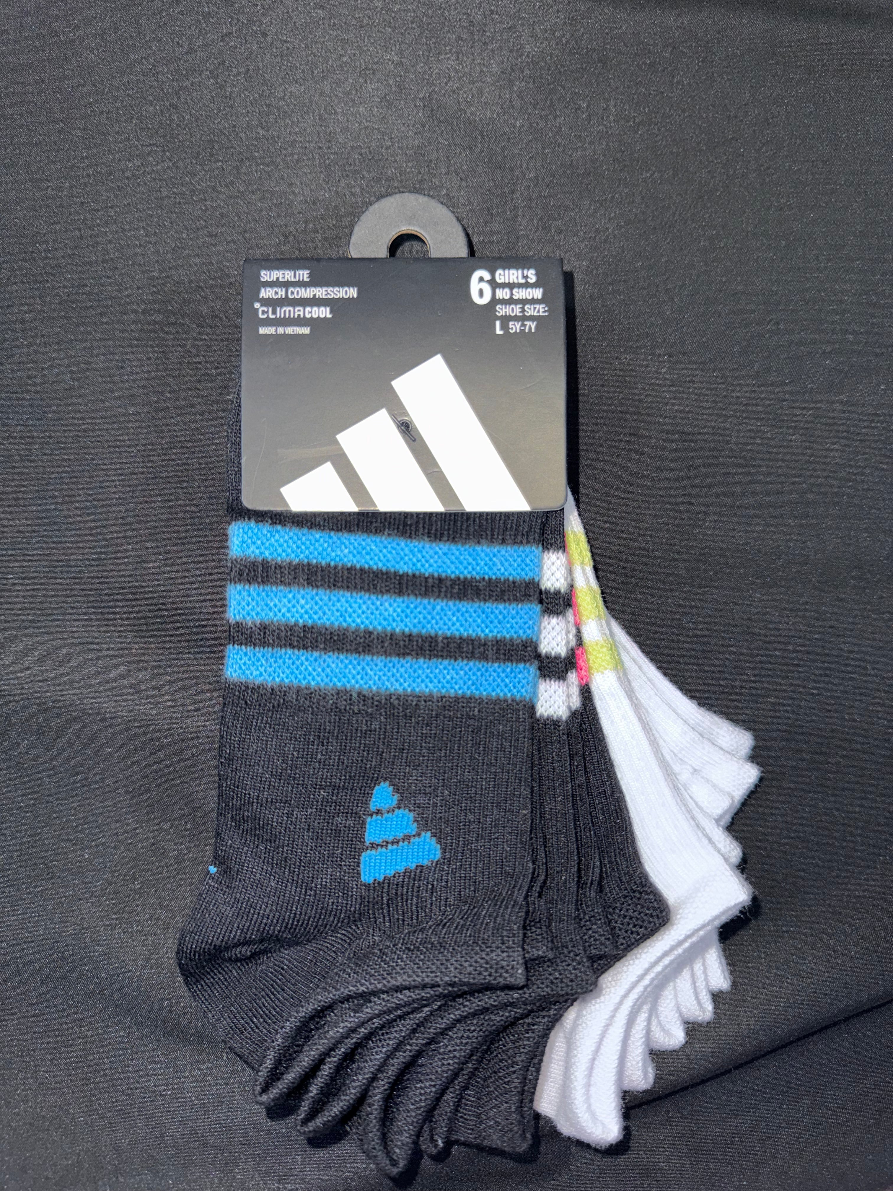 Adidas Girl Socks (6pk)